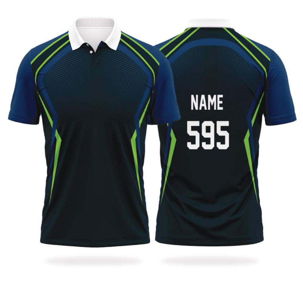 Navy Green Combo Jersey