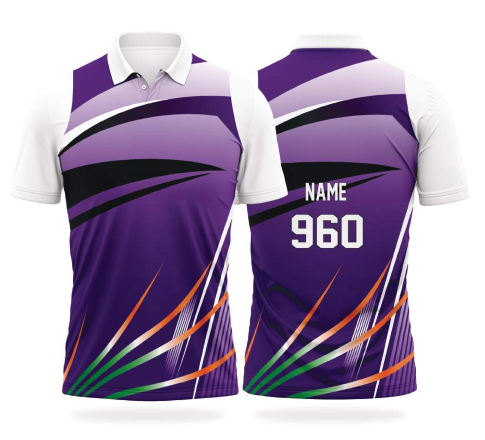 Purple Tiranga Jersey