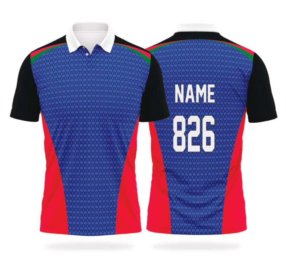 Blue Red Block Jersey